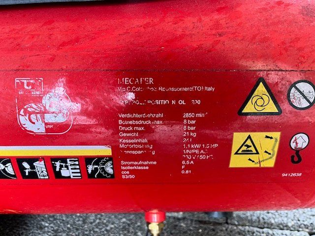 Compressori: Kompressor 24 Lt. 8 bar – Usato da Unterkulm venduto da CWZ5726 1