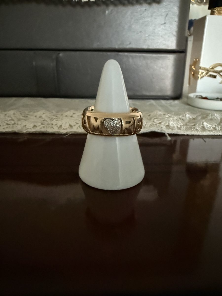 Anelli: Gold Ring 375 mit echt Diamanten – Usato da Allschwil venduto da Figidindia