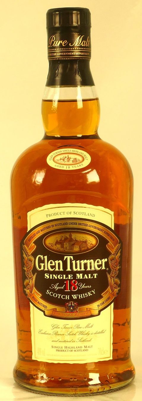 Spirituosen: Glen Turner 18 Jahre - Single Malt – Neu und originalverpackt aus Hochdorf von Sukram58 1