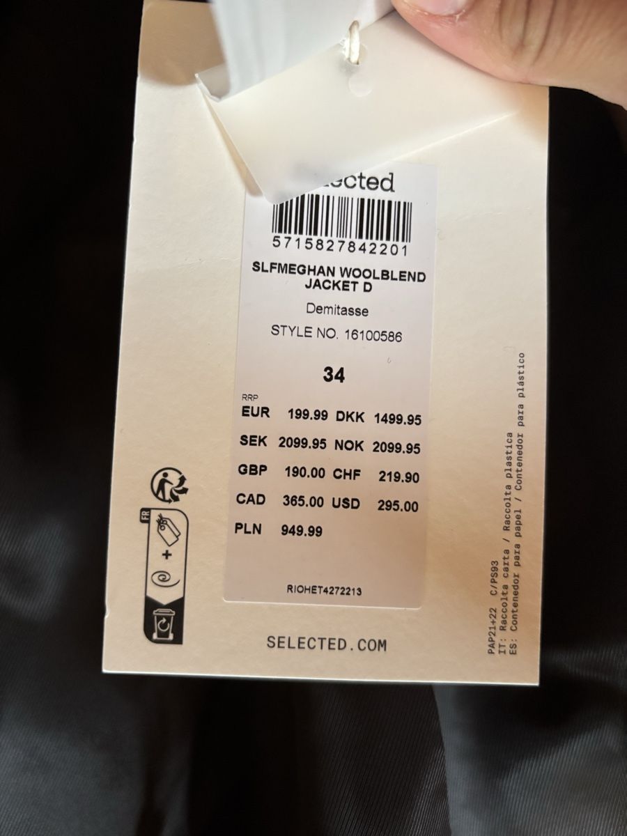 Selected Mäntel: Herbstjacke|Gr.34|vonSELECDET – Neu und originalverpackt aus Jegenstorf von vanisaem 3