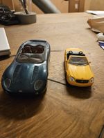 2x Auto-Modell: Jaguar XK180 & Mercedes-Benz SLK Gelb (B1)