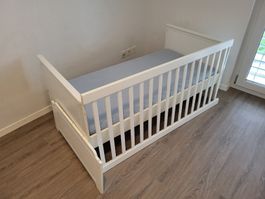 Babybett / Kinderbett 2in1 70x140cm