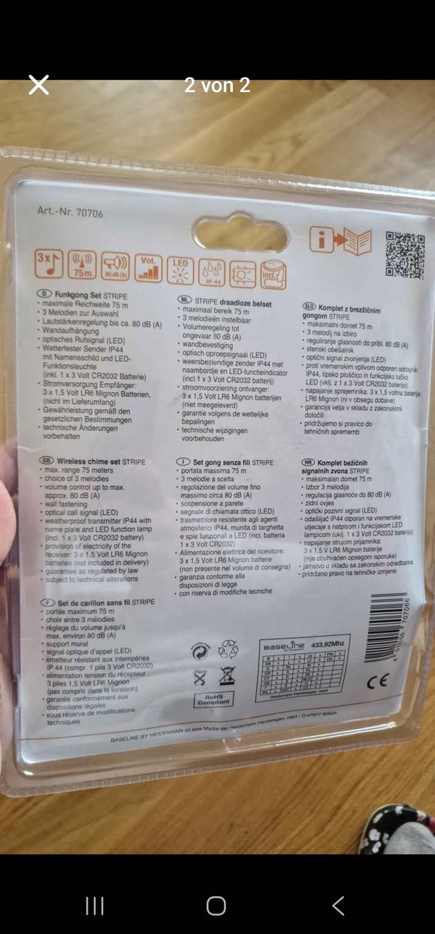 Campanacci mucche: Wireless Klingel – Nuovo e nell'imballaggio originale da Neuenegg venduto da Jemy94 1