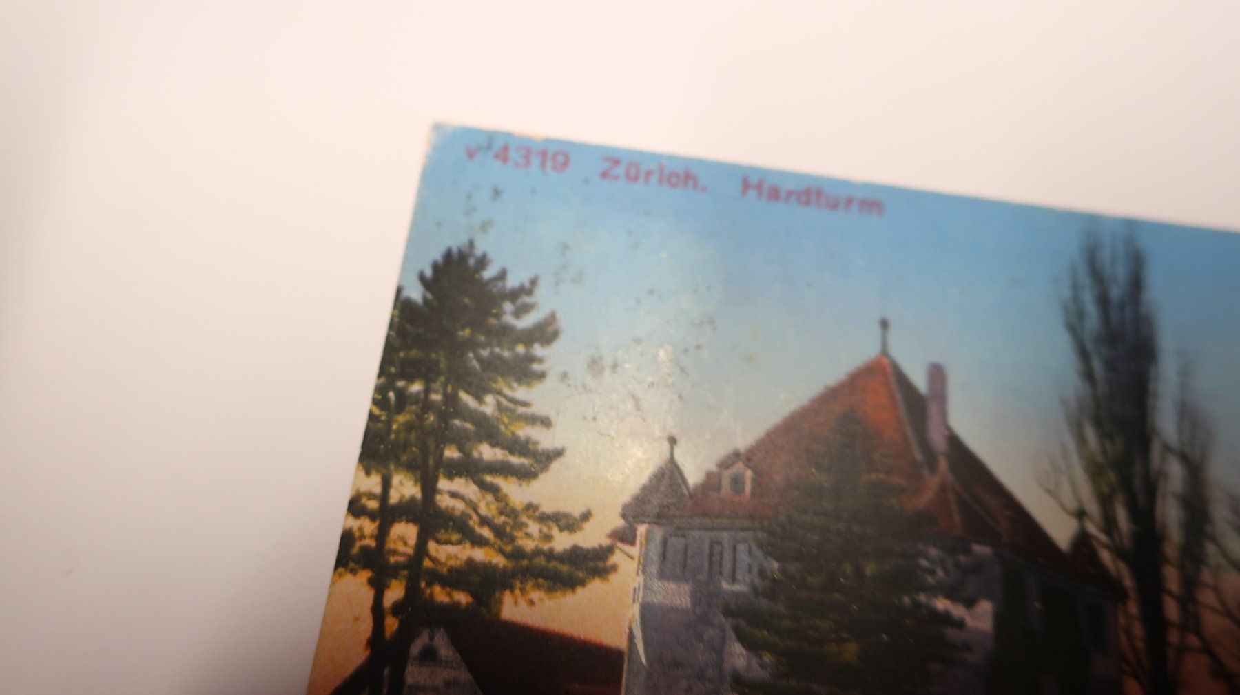 Ansichtskarten: Zürich Hardturm 1924 – Gebraucht aus Cormoret von Pascalll2001 2