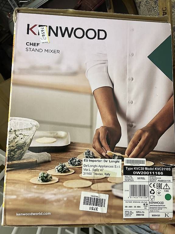 Kennwood Elettrodomestici da cucina: Kennwood Mixer - KVC3110S – Nuovo e nell'imballaggio originale da Schlieren venduto da dutistar01 1