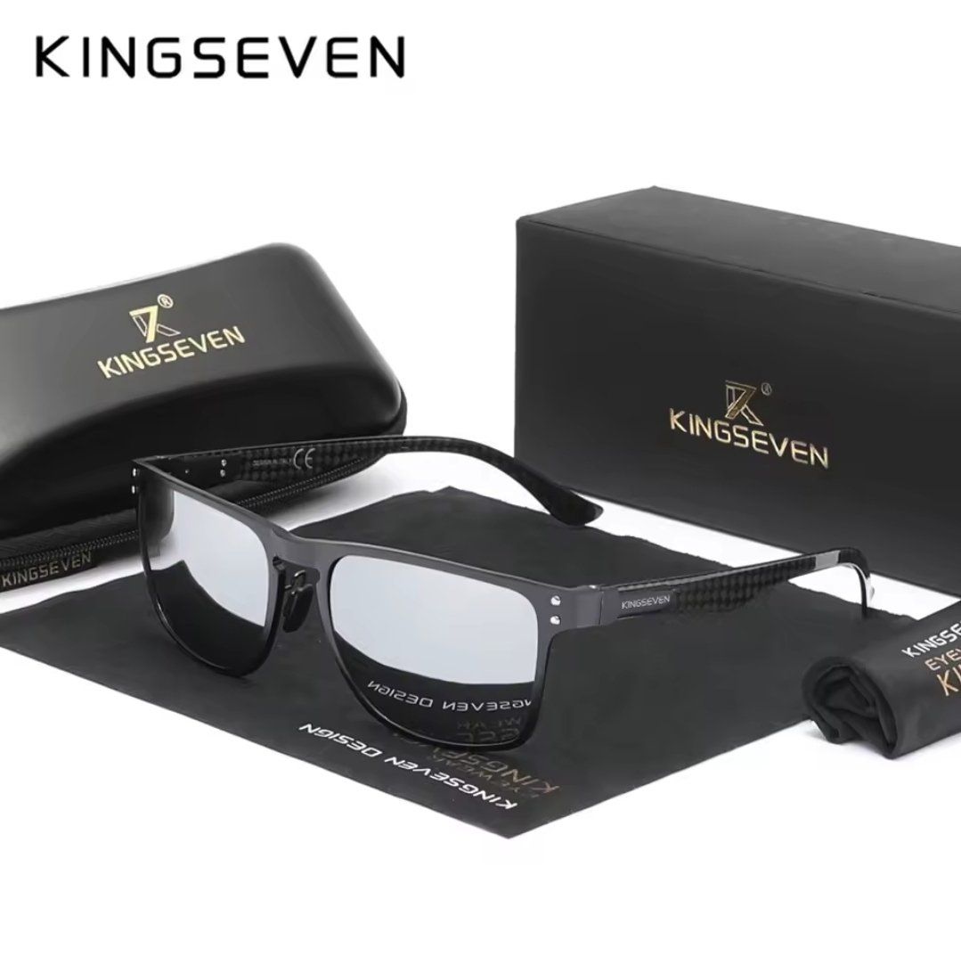 Occhiali & Lenti: Kingseven  Sonnenbrille schwarz/silber – Nuovo e nell'imballaggio originale da Suhr venduto da sjay.Cv