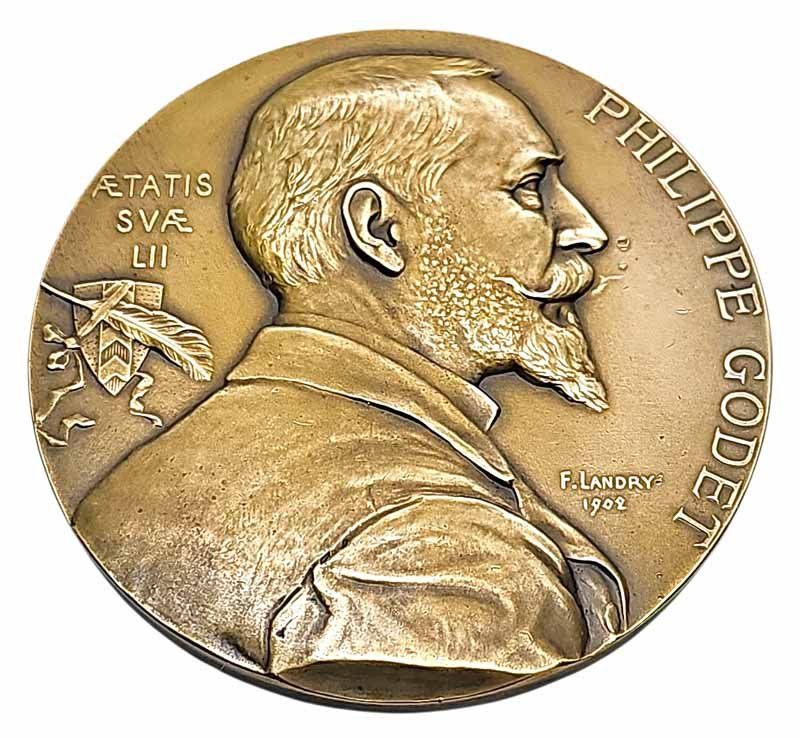 Medaglie: Gedenkmedaille PHILIPPE GODET "1922" – Usato da Zug venduto da urzeit