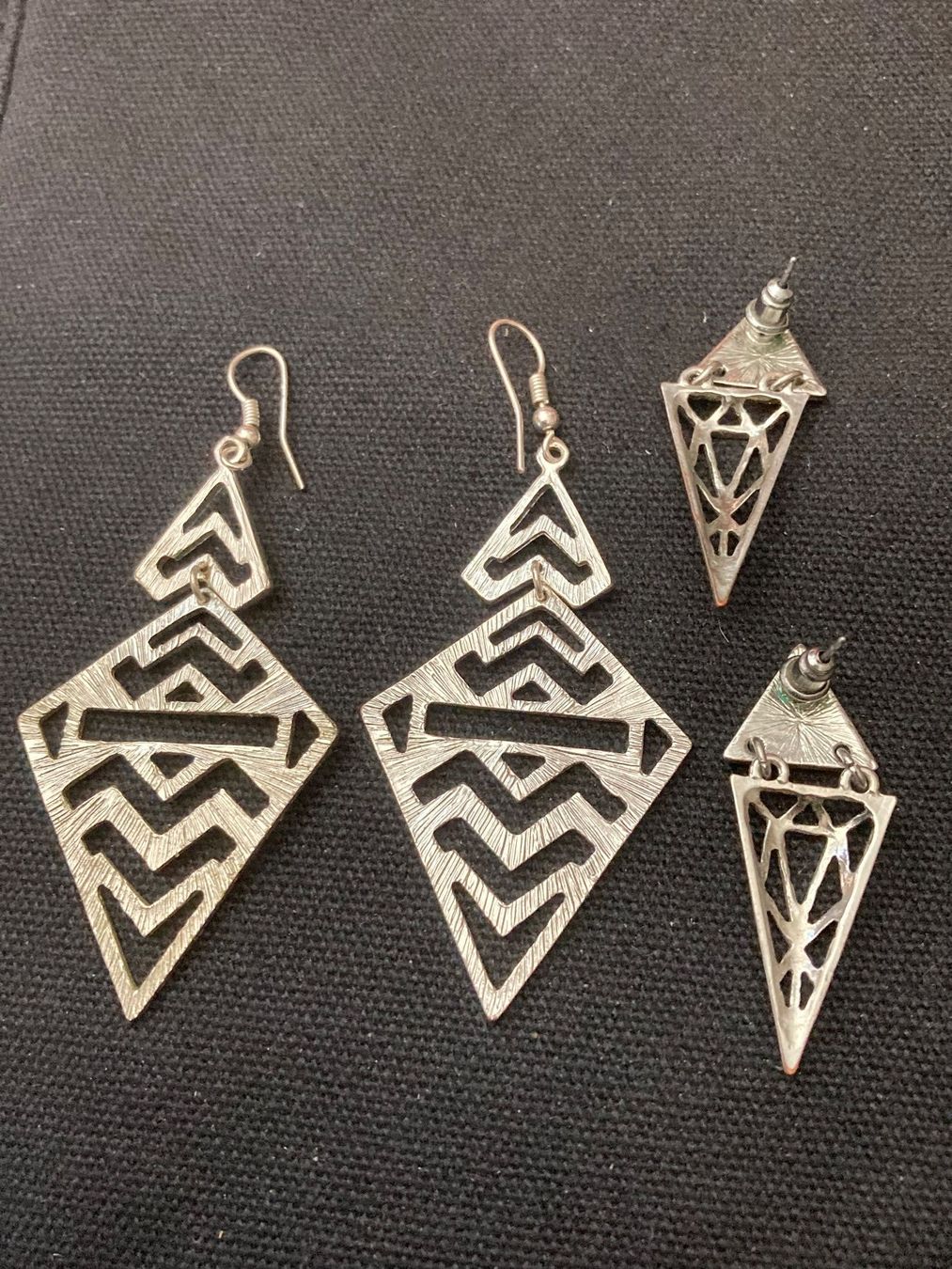 Orecchini pendenti & Orecchini a lobo: 4 Ohrhänger dh. 2+2 Modeschmuck – Nuovo (secondo la descrizione) da Frauenfeld venduto da Koffer12 1