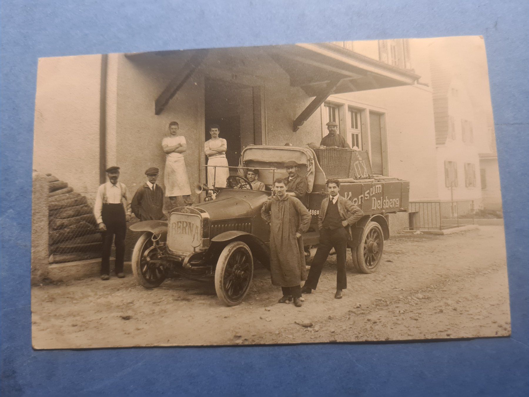 Ansichtskarten: BERNA  1915  CARTE  POSTALE  VINTAGE  OLDTIMER – Gebraucht aus Bellevue von BURGOLMANIA