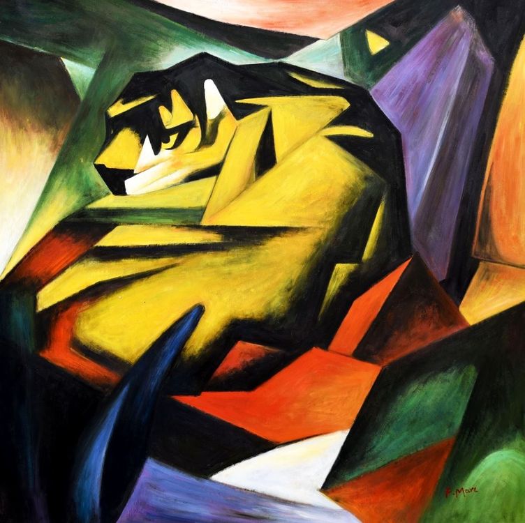 Franz Marc Der Tiger Kaufen Auf Ricardo