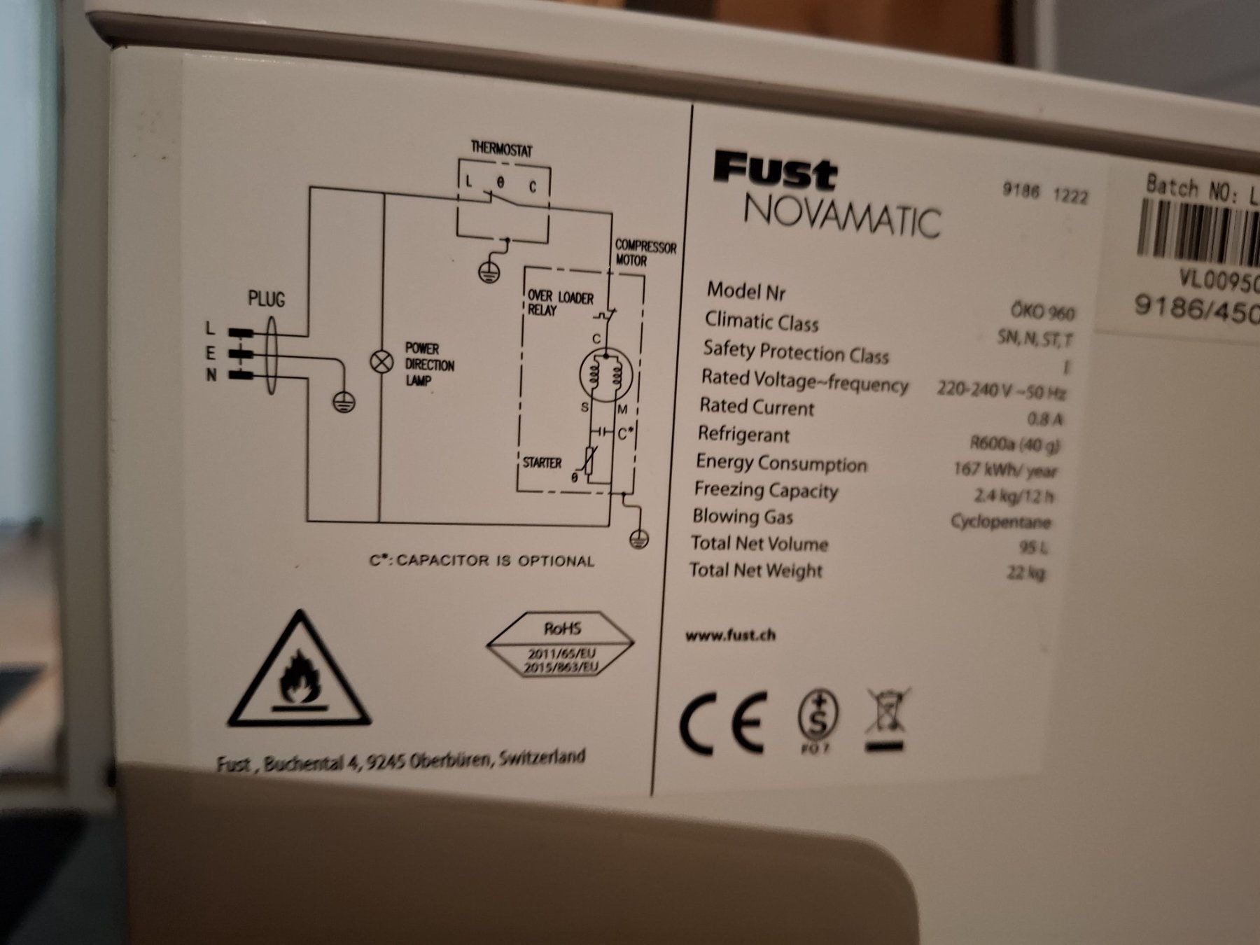Fust Congelatori: Congélateur Fust – Usato da Vex venduto da gen_tj5j 3