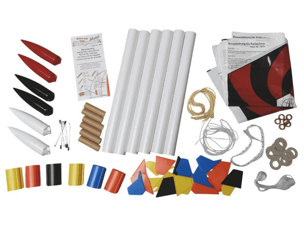 Kit di modellismo & Modellini statici: Modellraketen-Set - Sixpack Quick and Easy MAXI - 6er-Set – Nuovo e nell'imballaggio originale da Entlebuch venduto da Hebu 1