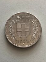 5 Fr. 1988 mit vertiefter Randschrift