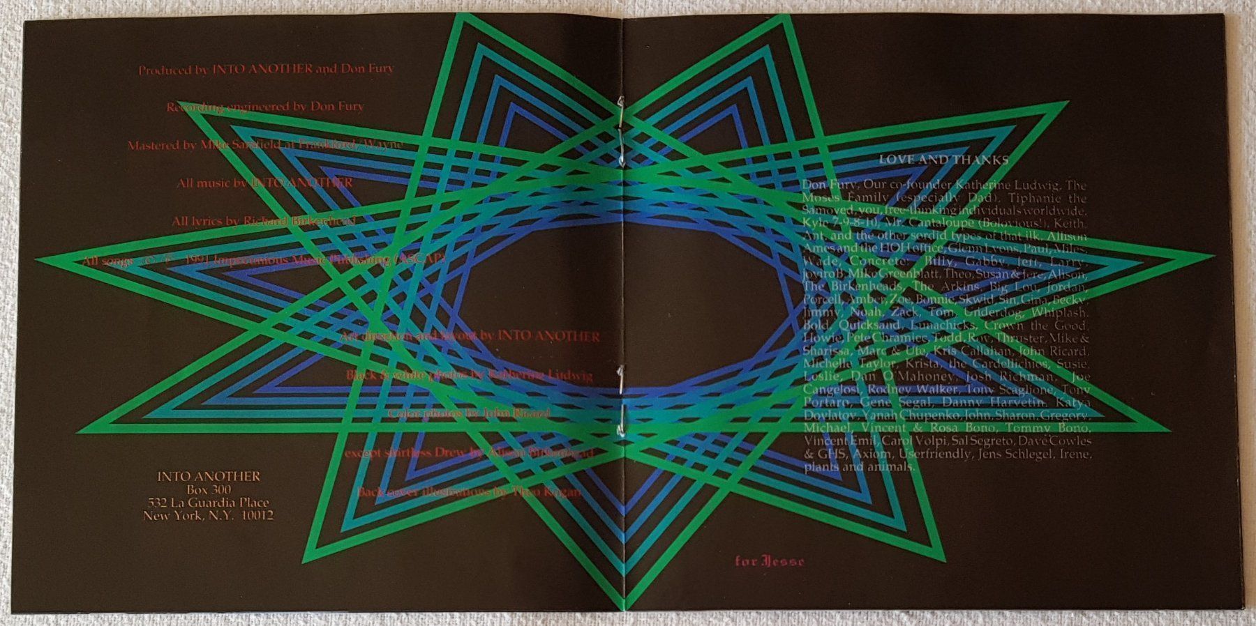 CD: Into Another - Into Another - CD - 1991 - First Press – Usato da Uster venduto da Zardodel 5