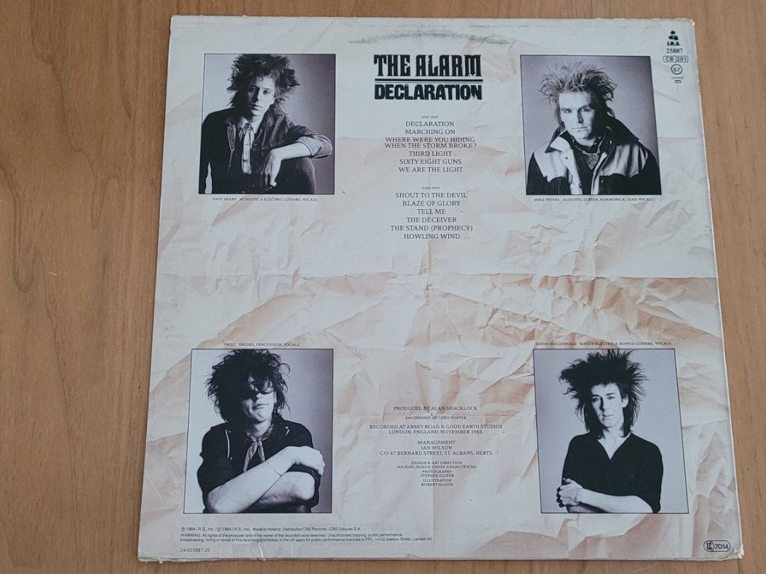 Schallplatten: LP  The Alarm – Gebraucht aus Martigny von MZ-67 1