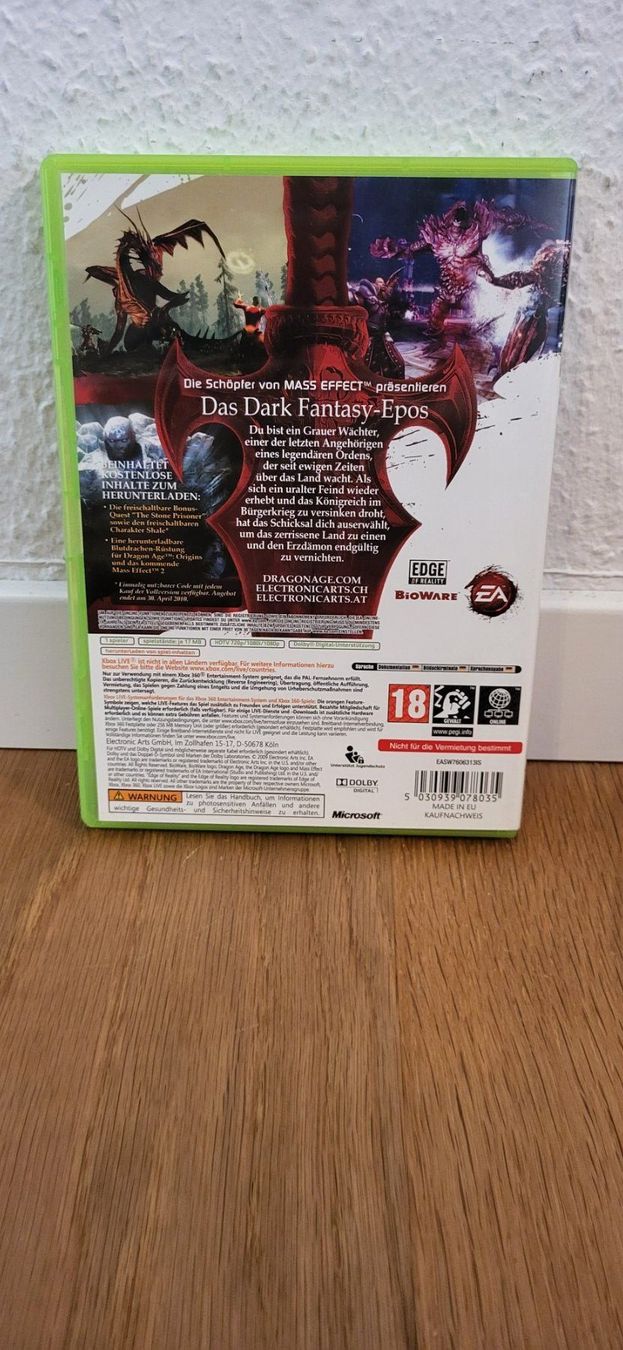 Microsoft Spiele: Xbox 360 - Dragon Age Origins – Gebraucht aus Münsingen von DigitaleSpielecke 1