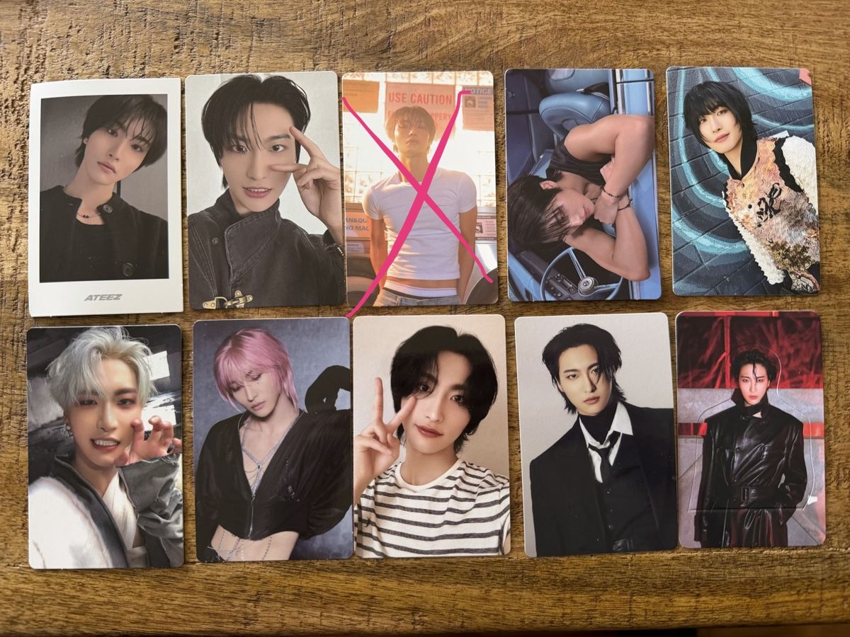 Carte collezionabili: Ateez Seonghwa album pc set – Usato da Urtenen-Schönbühl venduto da Mingyeonshi