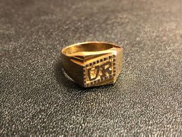 Unisex Ring aus Gelbgold 18 Karat Au 750