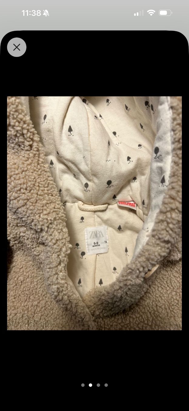 Zara Jacken & Mäntel: Teddy Mantel Gr. 74 – Gebraucht aus Birmensdorf ZH von vic_mv7m 1