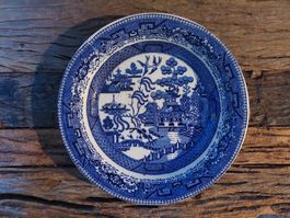 Antiker Wandteller Porzellan Asiatika 27 cm  ⌀