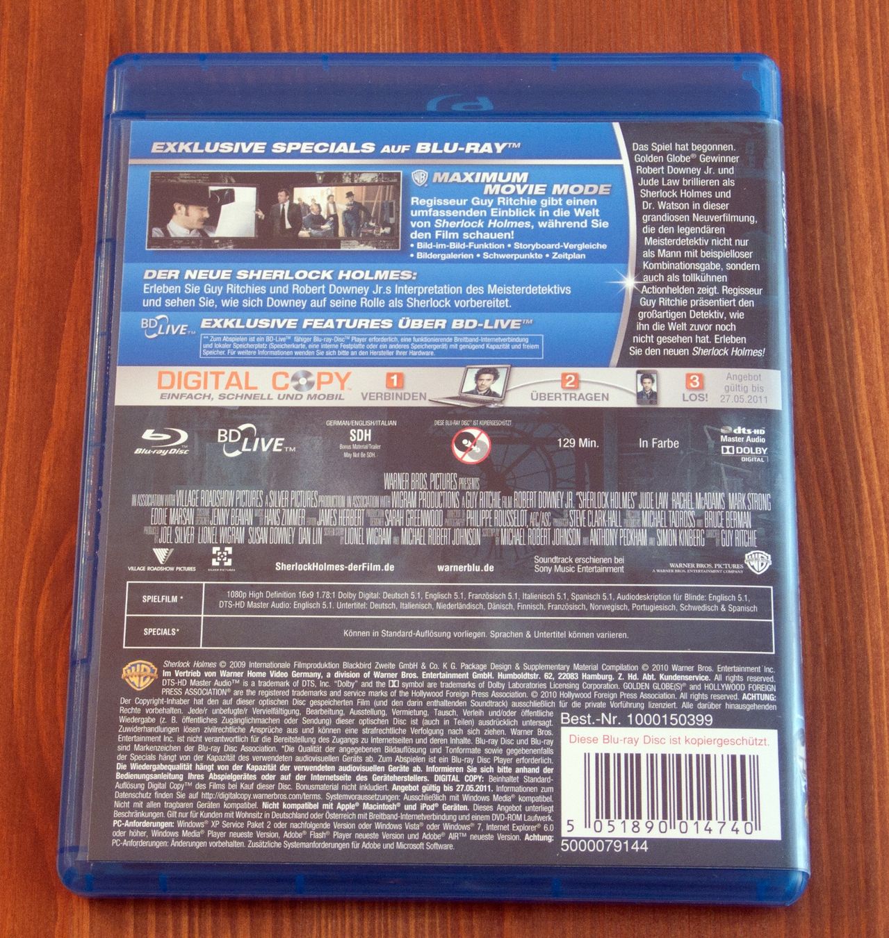 Tutti i DVDs: Sherlock Holmes - Blu-ray – Usato da Bülach venduto da Ckitzmueller 1