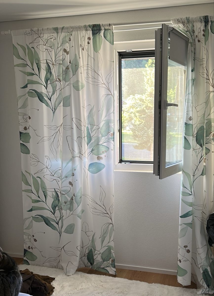 Vorhänge: Rideaux motif végétal  – Gebraucht aus Russy von ste_669z