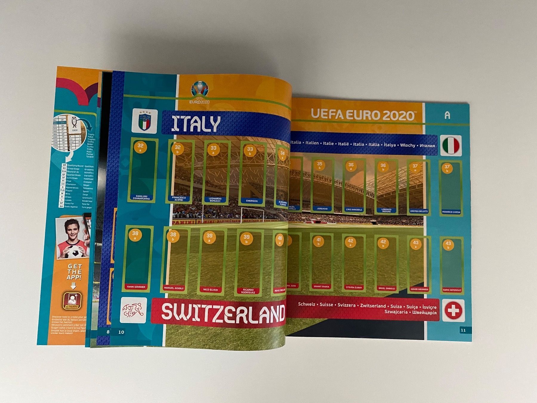 Panini Alben: Panini Leeralbum EM 2020. Version DE. Tournament Edition – Gebraucht aus Hergiswil LU von FcMalkov 3