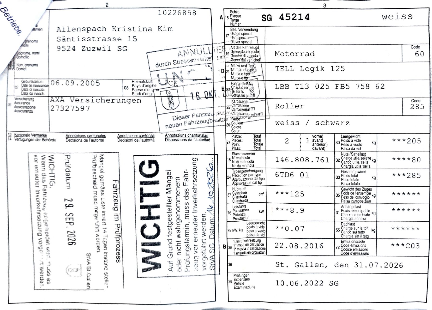 Tell Strasse: Tell Logik 125 – Gebraucht aus Flawil von pat_f65w 4
