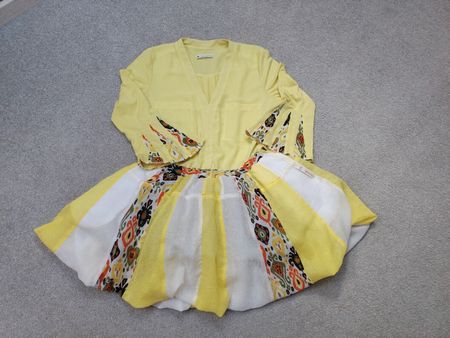 Upcycling-Unikat-Kleid handgemacht Gr. S