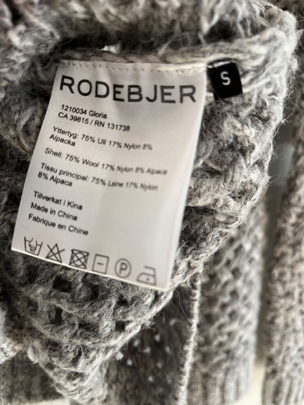 Pullover & Sweatshirts: Rodebjer Pullover Damen Grau Grösse S Wollmix selten – Gebraucht aus Zürich von bretxo 6