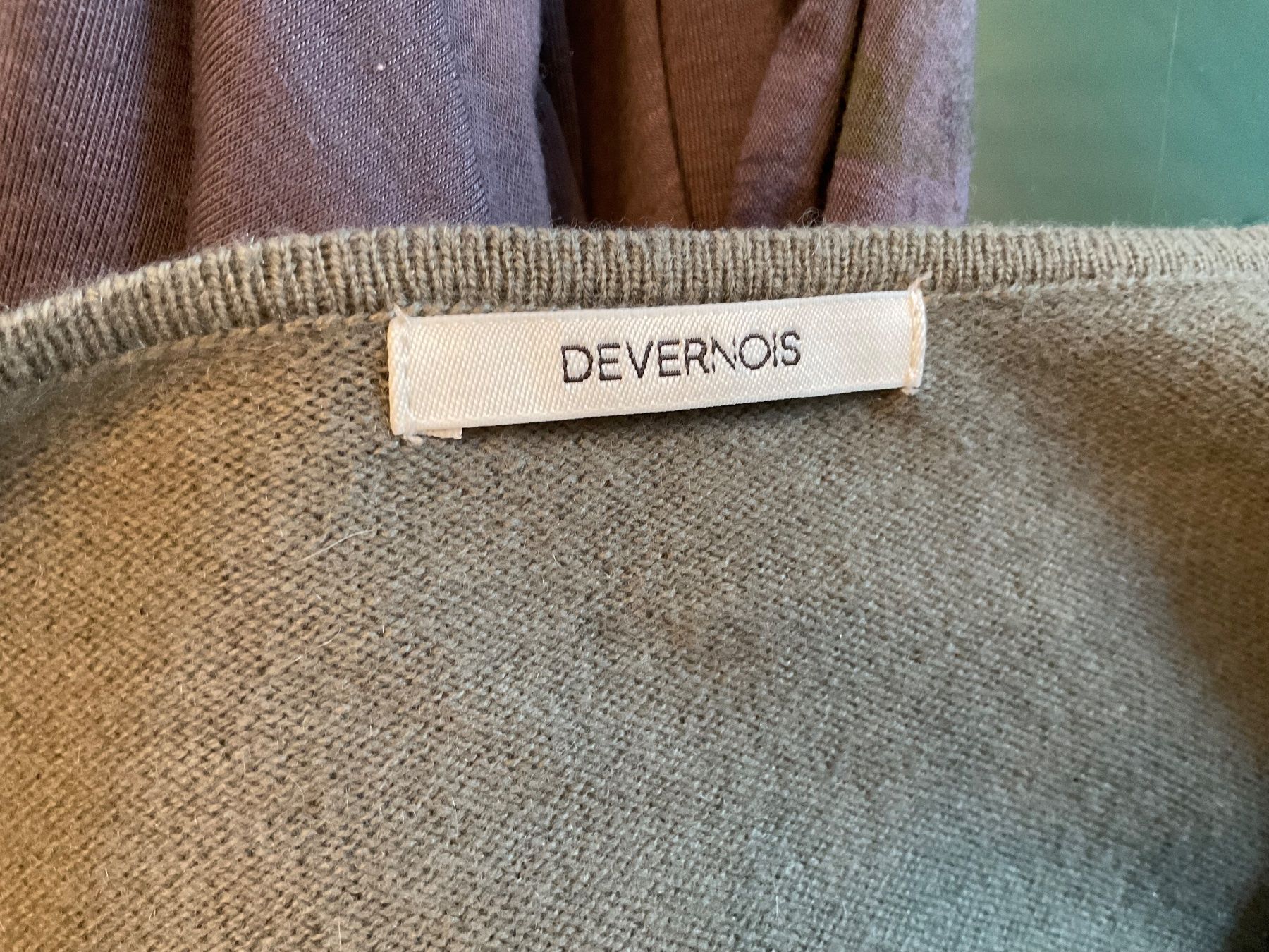 Vestiti: Robe pull DEVERNOIS 100% cachemire, élégante, t.1 – Usato da Genève venduto da Mazelyne 5