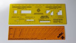 lot de 2 chablons vintage pour armatures et treillis