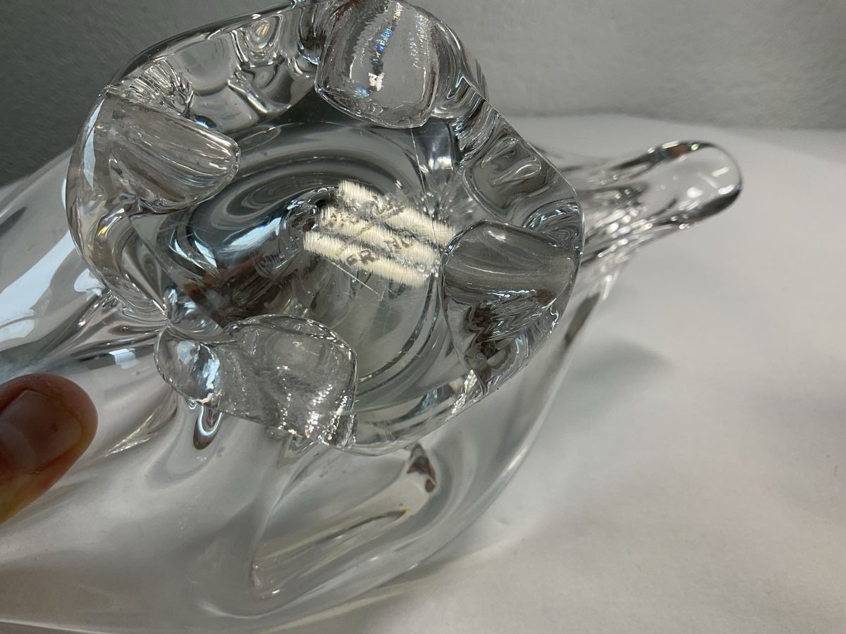Piatti di portata: Plat a fruit en Crystal de Sèvres  – Usato da Malleray venduto da Robot12 5
