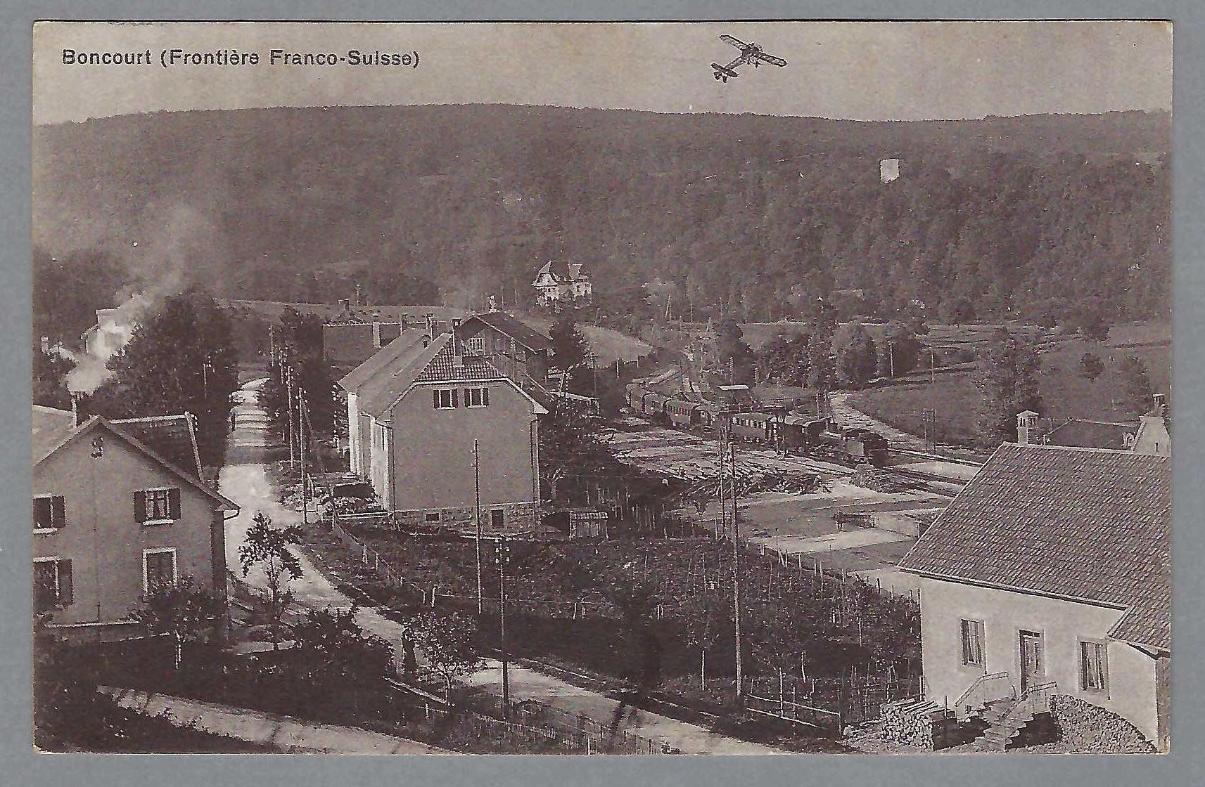 Cartoline postali: 1926, BONCOURT + PETIT AVION – Usato da Pura venduto da ulisse1957