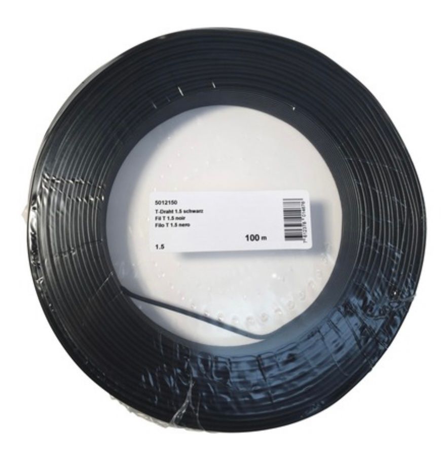 Cavi: T-Draht 1.5mm2 100m Schwarz – Nuovo e nell'imballaggio originale da Luzern venduto da Elektrogut