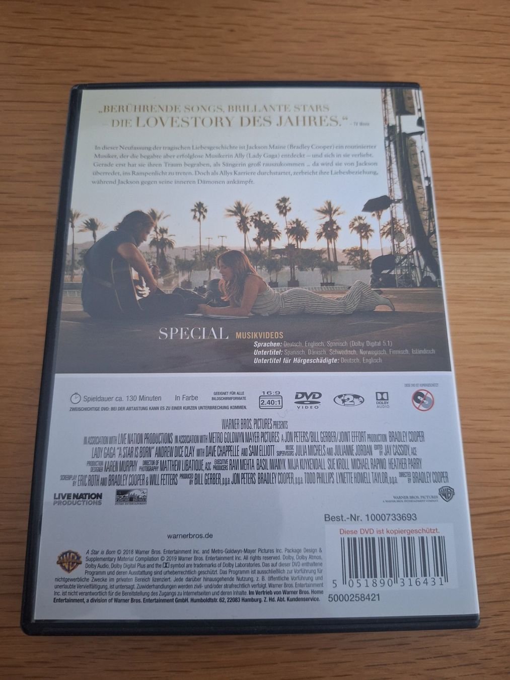 Tutti i DVDs: Dvd A Star is Born – Usato da Wanzwil venduto da chlinih93 1