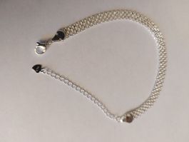 Armband Silber 925 Gliederarmband Damen verstellbar neu