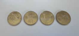 4x 10 Euro Gedenkmünzen (Silber) | Prägejahr 2015