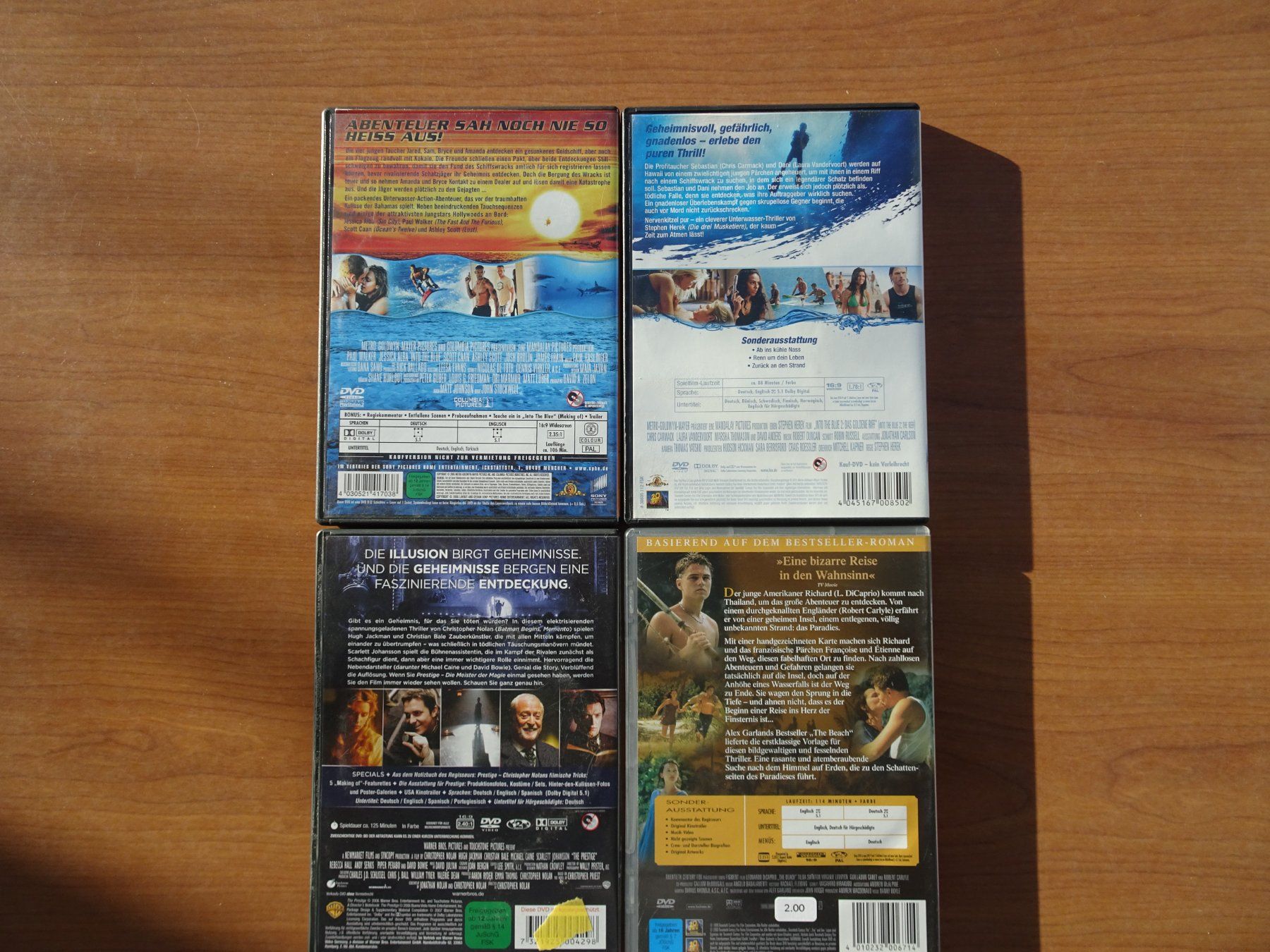 Tutti i DVDs: Action Filme – Usato da Schenkon venduto da Movieplanet 1