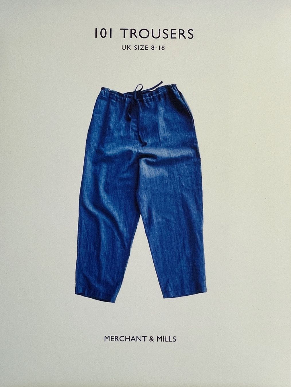 Schnittmuster: Merchant & Mills _ Schnittmuster  101 Trousers – Neu und originalverpackt aus Silvaplana von Lotzis