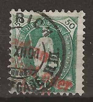 Tutti i francobolli: CH090c - Helvetia debout 90c obl. – Usato da Trélex venduto da Phil_Albert