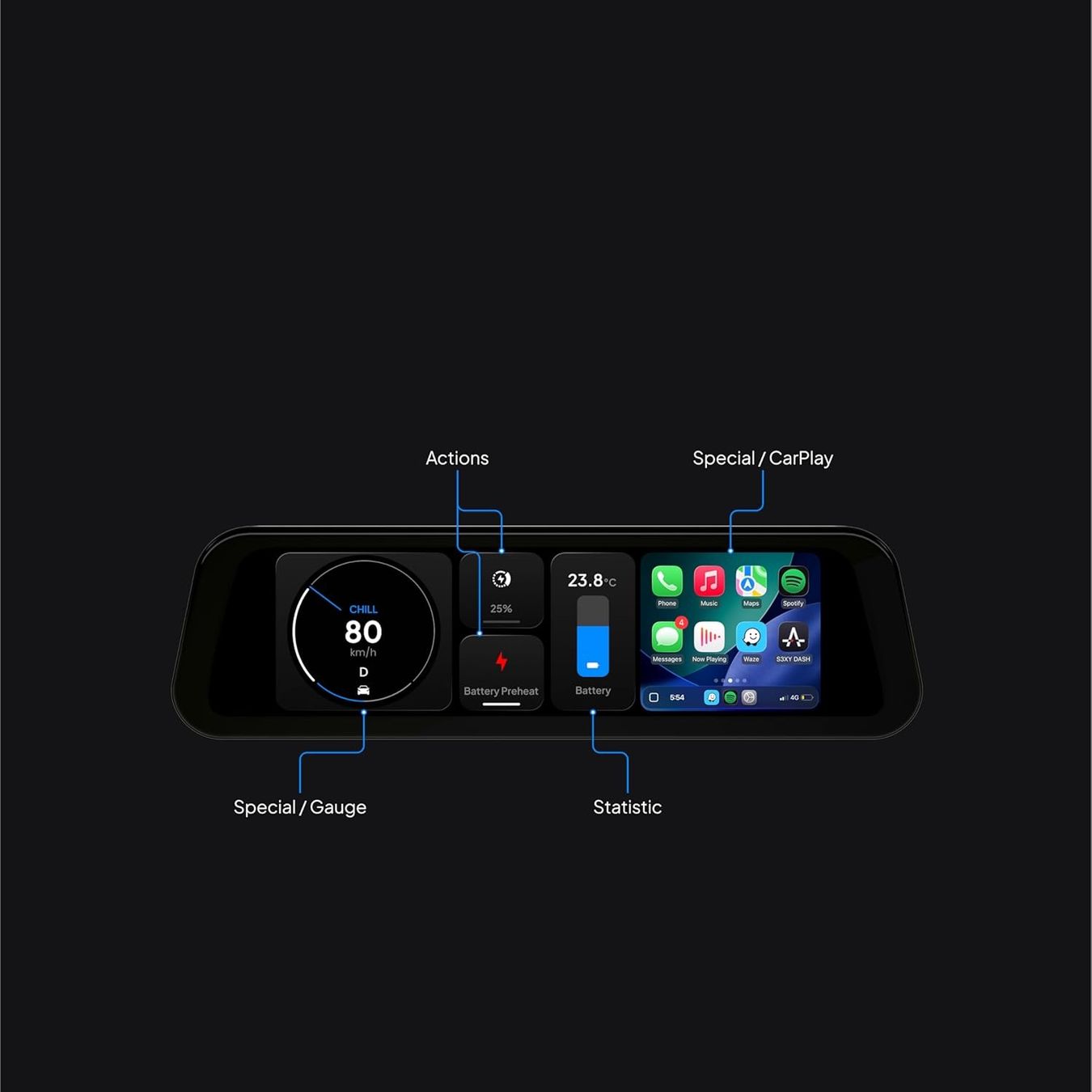 Tesla Tutti pezzi di ricambio auto: Enchance S3XY Dash Tesla Model 3 Display | CarPlay | ab 1.- – Usato da Kaltbrunn venduto da Kirill2 6