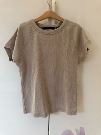 Vero Moda Ripp T-Shirt, Beige, Groesse XS, Top Zustand!