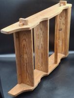 Handgefertigtes Vintage Wandregal aus massiver Kiefer