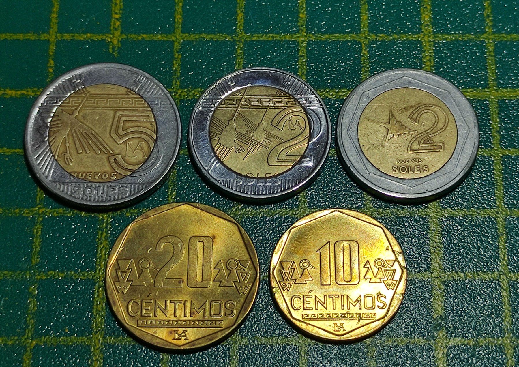 Tutti le monete: 5 Münzen aus Peru – Usato da Baar venduto da Maxlee75 1