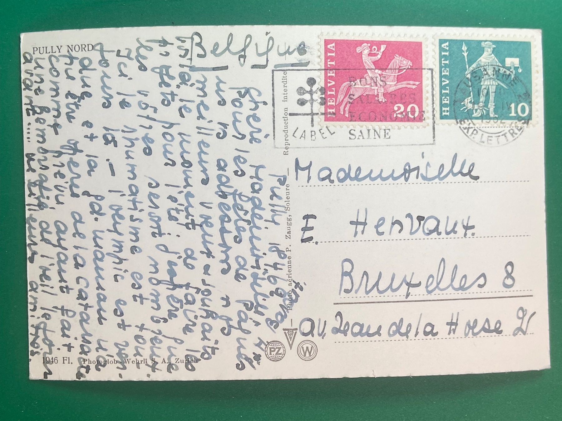 Cartoline postali: Pully - Nord – Usato da Steg VS venduto da danwer74 1