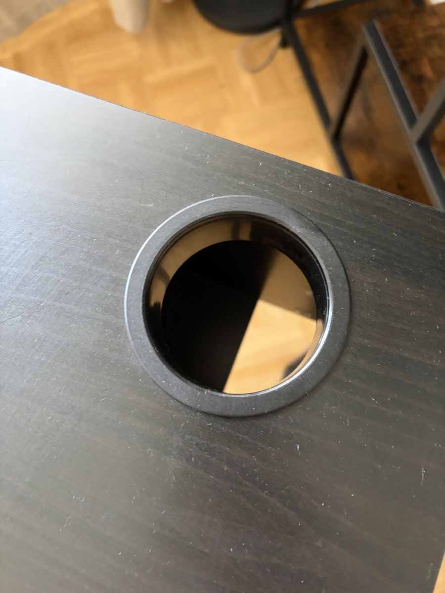 Tables: Kleiner schwarzer Tisch mit Schublade – Neuf (Voir description) à Bremgarten b. Bern par Sandy.s90 2