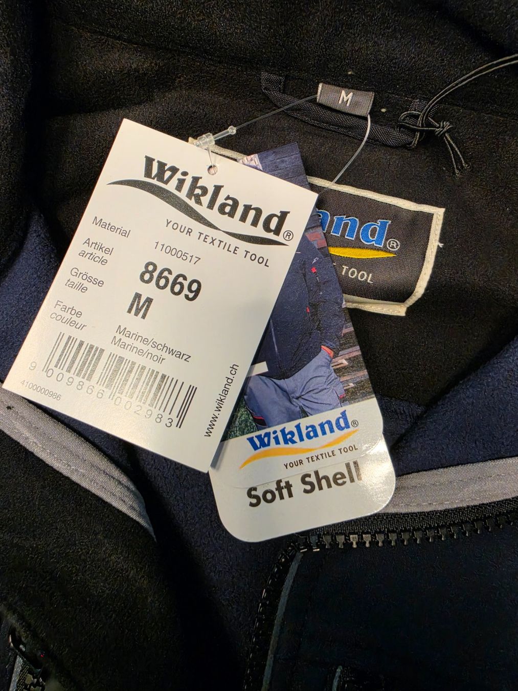 Wikland Giacche: Wikland Softshelljacke marine/schwarz Gr.M – Nuovo e nell'imballaggio originale da Thun venduto da Beas-Allerlei 2
