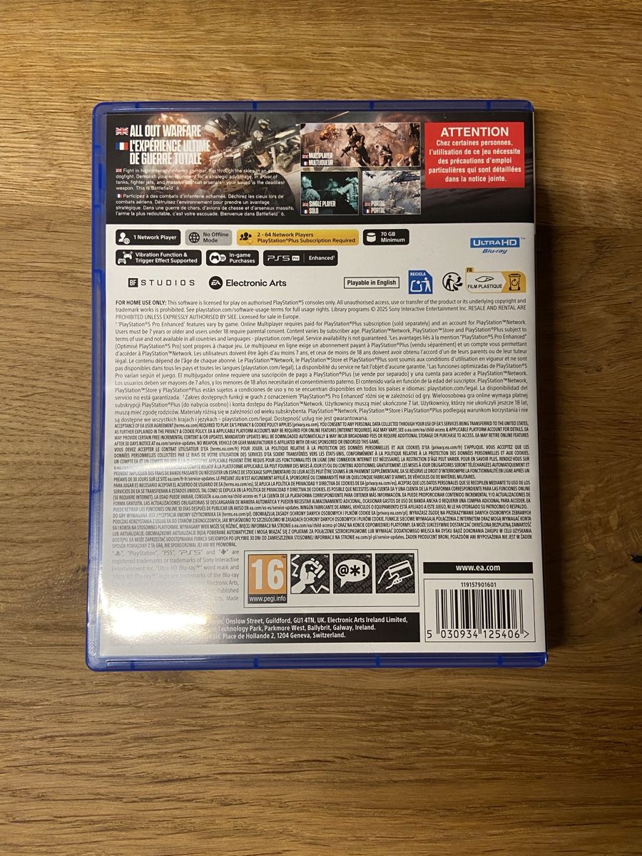 Giochi: Battlefield 6 PS5 – Nuovo (secondo la descrizione) da Bülach venduto da Sontec_99 1
