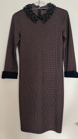 Max&Co Vintage Kleid mit Perlenkragen GrösseXS